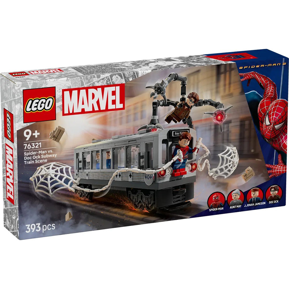 76321 Lego Super Heroes Spider-Man vs. Doc Ock Subway Train Scene